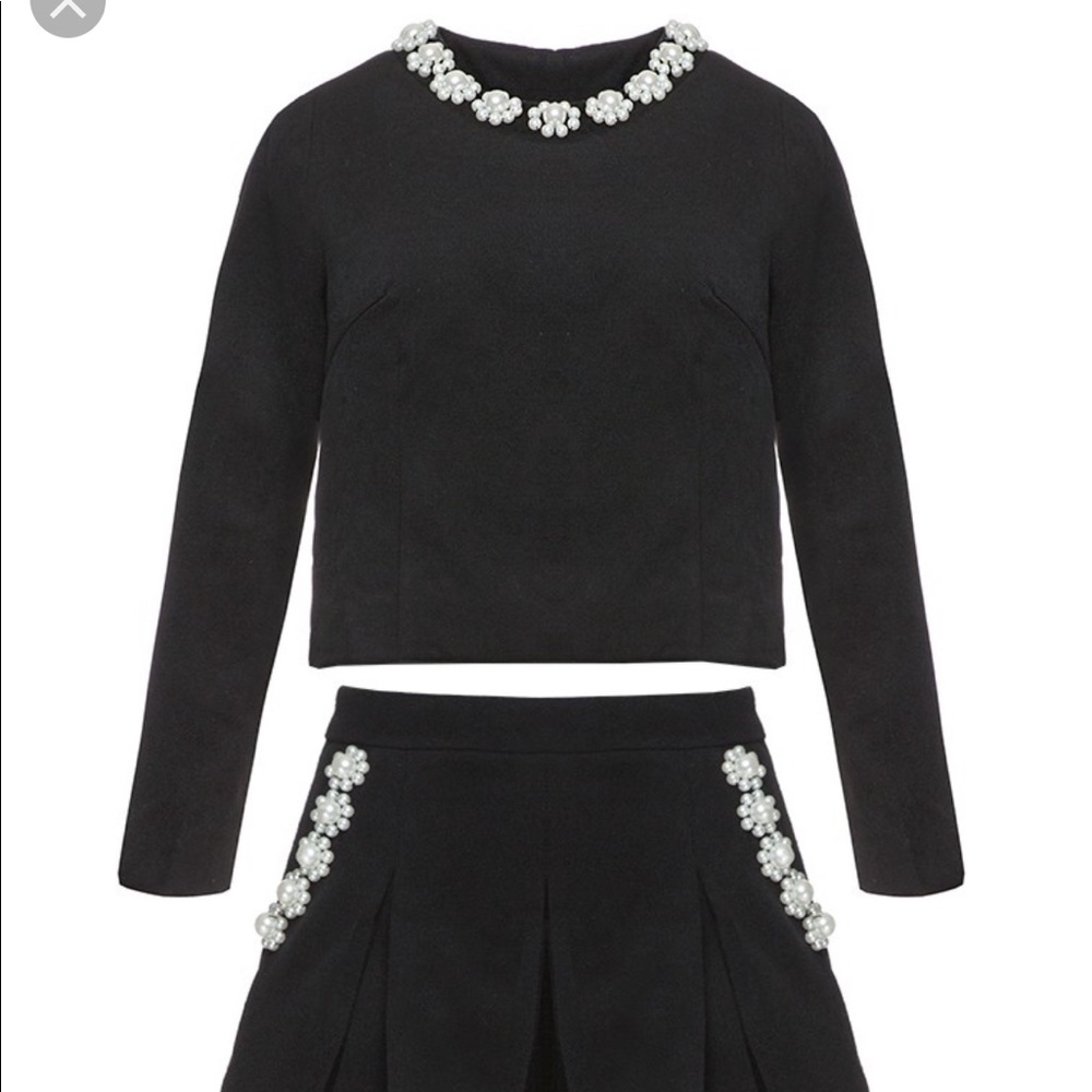 pixie market Mademoiselle Pearl Matching Separates - Picture 4 of 7